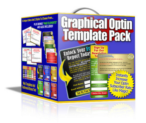 Product picture  Graphical Optin Templates In HTML - Get More Sign Ups With Beautiful Forms - PLR